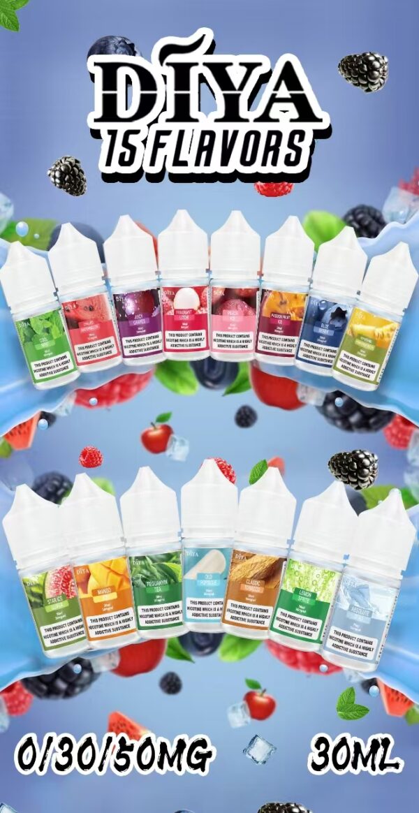 DIYA叮啞瓶裝油 /30ML丁亞煙油新品上市强烈推薦